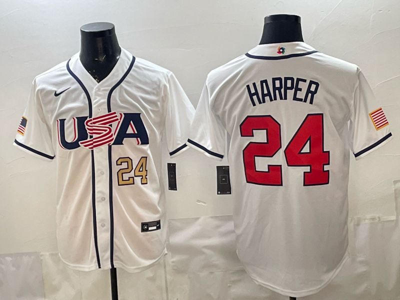 Men 2026 World cup white MLB Nike jersey 0093->->MLB Jersey